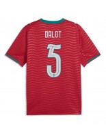 Portugalsko Diogo Dalot #5 Domácí Dres MS 2026 Krátký Rukáv